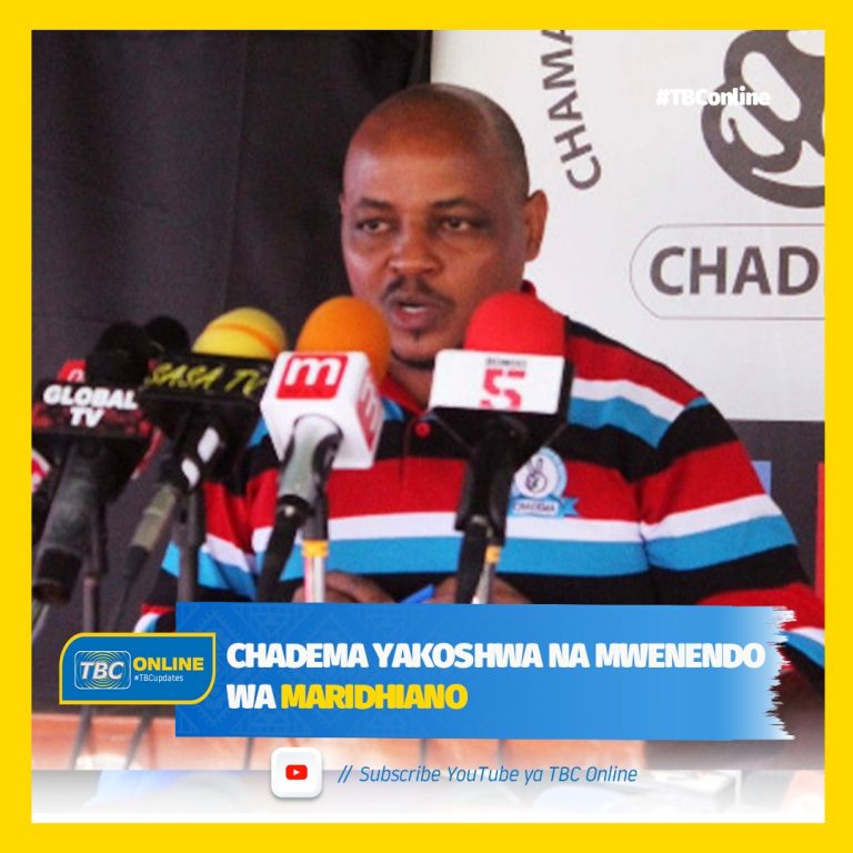 CHADEMA yakoshwa na mwenendo wa maridhiano