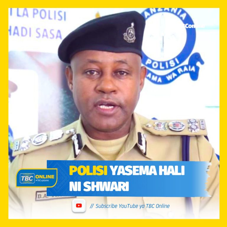 Polisi yasema hali ni shwari