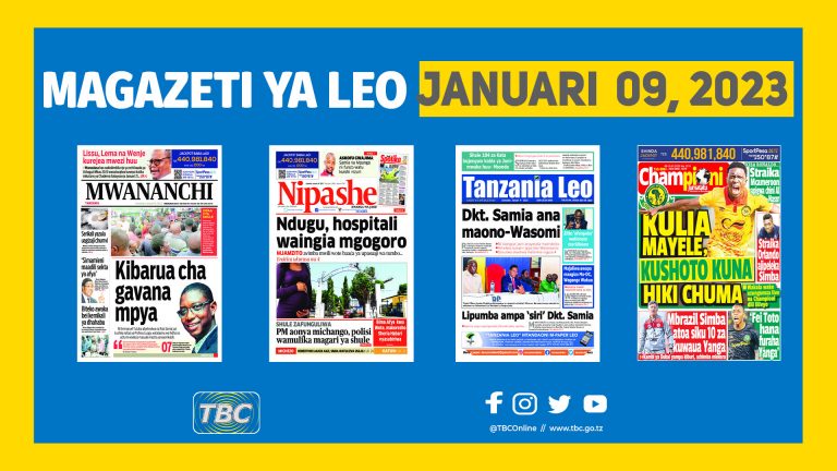 Yaliyoandikwa kwenye magazeti ya leo Januari 9, 2023.