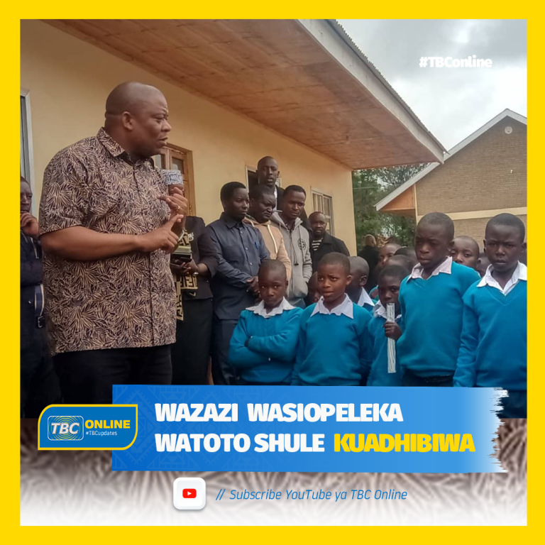 Wazazi wasiopeleka watoto Shule Kuadhibiwa