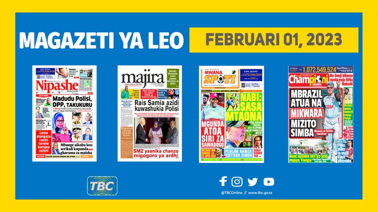 Yaliyomo kwenye kurasa za magazeti ya leo Februari 01, 2023