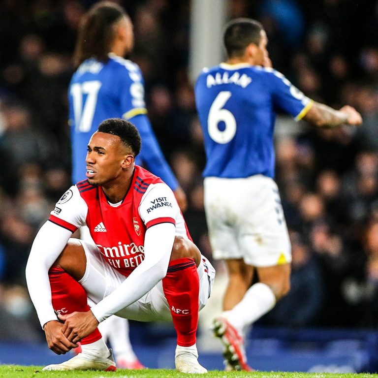 Everton yaikanda Arsenal