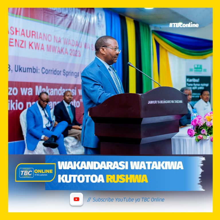 Wakandarasi watakiwa kutotoa rushwa