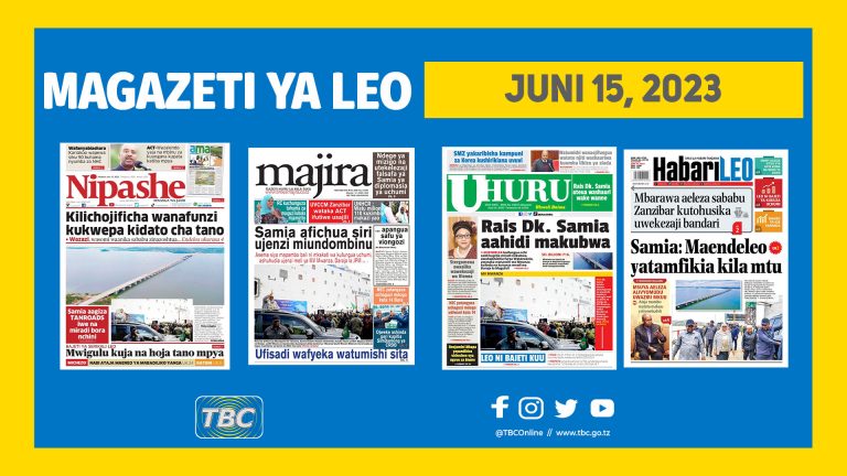 Yaliyoandikwa kwenye Magazeti Juni 15,2023