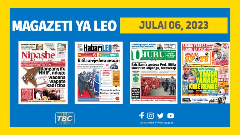 Yaliyomo kwenye kurasa za Magazeti leo Julai 04, 2023